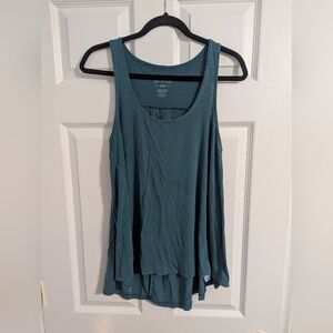 American Eagle Outfitters Teal Tank Top